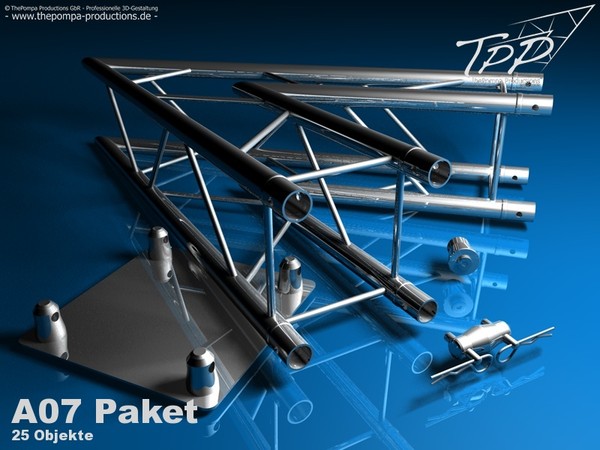 tpp-1 truss package fd 3d 3ds - TPP-1 Truss FD 24 Package by ThePompa